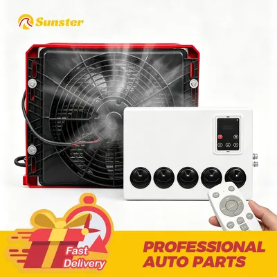 Obrázek produktu pro Sunster 24V klimatizace – ideální pro nákladní automobily, obytné vozy a kempování, s dálkovým ovládáním, příslušenství pro karavany