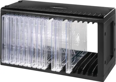 Produktbild von Hama CD-Rack 20, Black, 289 x 125 x 157 mm, Schwarz