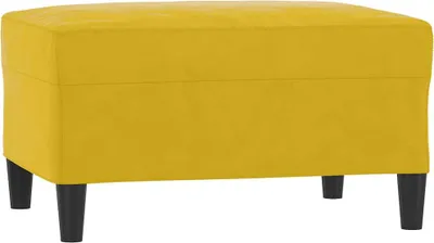 Produktbild von vidaXL Fußhocker Gelb 70x55x41 cm Samt