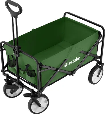 Image de Chariot pliable LEON avec freins, capacité de charge 80kg - vert