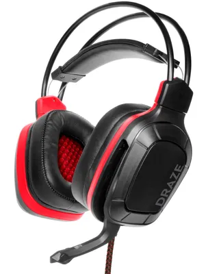 Produktbild von SPEEDLINK Draze Gaming, Kabelgebunden, Gaming, 20 - 10000 Hz, 295 g, Kopfhörer, Schwarz, Rot