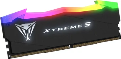 Produktbild von DIMM 32 GB DDR5-8000 (2x 16 GB) Dual-Kit (schwarz, PVXR532G80C38K, Viper Xtreme5 RGB, INTEL XMP)