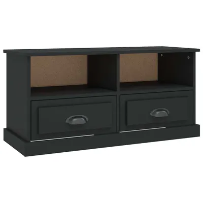 Obrázek produktu pro vidaXL TV skříňka černá 93x35,5x45 cm Dřevěný materiál