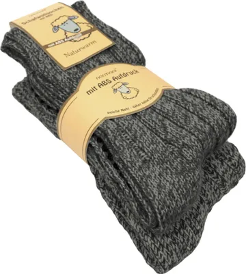 Produktbild von normani 2 Paar Norweger-ABS-Socken mit Schafwolle