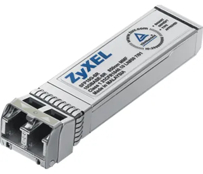 Zdjęcie produktu dla Zyxel SFP10G-SR, Swiatłowód, 10000 Mbit/s, SFP+, SFP+, 300 m, 850 nm