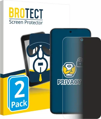 Produktbild von 2x BROTECT Sichtschutzfolie für Xiaomi Redmi Turbo 4 Pro Anti-Spy Privacy Sichtschutz Blickschutz Folie Blaulicht-Schutz