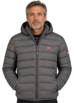 Immagine prodotto di Giacca da uomo Geographical Norway modello AMIGO, color grigio scuro, taglia L (codice prodotto: WA1459H/GN-DARK GREY)