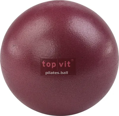 Produktbild von top | vit® Pilatesball, Pilates Ball zur Kräftigung der Beckenboden- und Bauchmuskulatur, Ø ca. 18cm, brombeere (1 Ball)