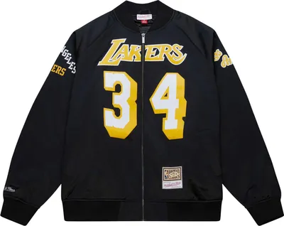 Produktbild von M&N Satin Bomber Jacke - Los Angeles Lakers Shaquille O’Neal