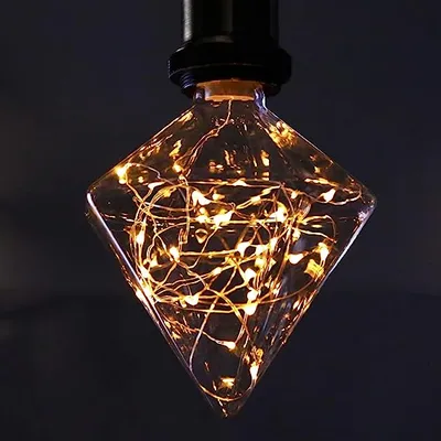 Produktbild von ZMH LED-Glühbirne E27 Dekorative Kreativ Leuchten Warmweiße 2200 K Rautenförmige Dekorative Beleuchtung Nicht Dimmbar