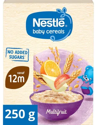 Obrázek produktu pro Nestlé Baby Cereals Multifruit 12 měsíců+ 250 g – dětská výživa bohatá na živiny