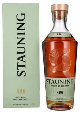 Produktbild von Stauning RØG Smoked Danish Whisky 43% Vol. 0,7l in Geschenkbox