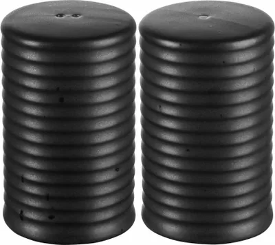 Immagine prodotto di ASA Selection Salz- und Pfefferstreuer Set Black, Porzellan, Schwarz matt, 6.5 cm, 23390190