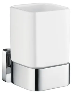 Produktbild von Smedbo ICE - Zahnputzbecherhalter, Verchromt/Porzellan OK443P