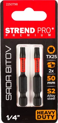 Image de Embout Strend Pro Premium Torx, T 25, pack de 2 pieces