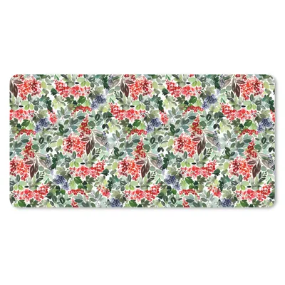 Produktbild von MuchoWow® Mauspad Mousepad Weihnachten - Aquarell - Grün - Rot 60x30 cm - Mousepads - Maus Mat - Pad - Mausunterlage - Nachhaltig