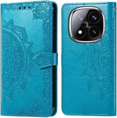 Image de imoshion Bibliothèque Mandala pour le Xiaomi Redmi Note 14 Pro (4G) - Turquoise