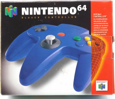 Produktbild von Original Nintendo 64 N64 Controller Blau in
