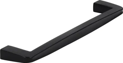 Produktbild von Siro Griff Bias LA 160mm - schwarzer Möbelgriff - Griff für Möbel Breite 172mm, Zinkdruckgusss schwarz matt