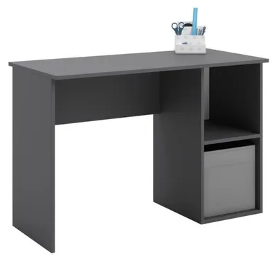 Image de Bureau Moderne Tako Gris avec Étagère