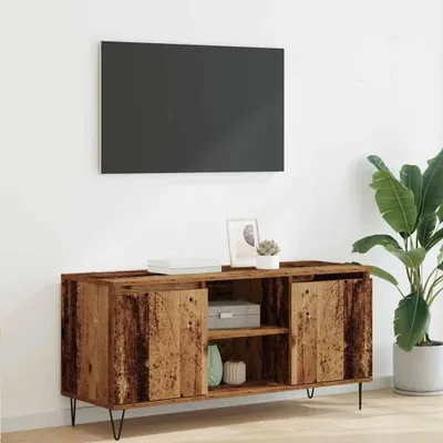 Immagine prodotto di Maison Exclusive - Mobile TV 104 x 35 x 50 cm, realizzato in legno massello e pannelli di legno