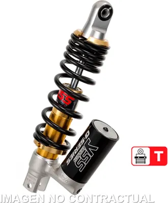 Zdjęcie produktu dla Amortyzator serii K302 mono tył pasuje do Aprilia Amico 50/GL/Sport OK302-270T-01AL-388
