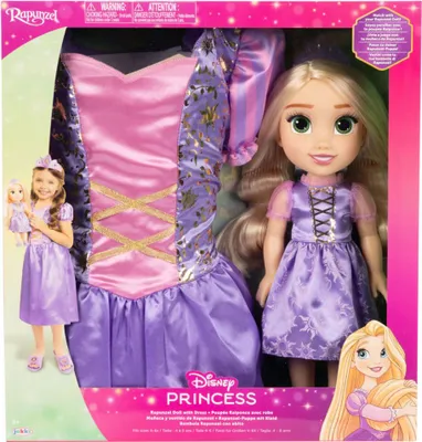 Image de Jakks Pacific - Kostium Lalki Disney Rapunzel 38cm - Akcesorium Premium