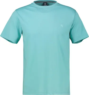 Produktbild von LERROS T-Shirt mit Rundhalsausschnitt und Logostickerei, unifarben