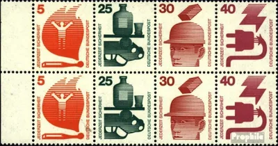 Produktbild von Briefmarken BRD (BR.Deutschland) 1973 Mi Hbl24 gestempelt