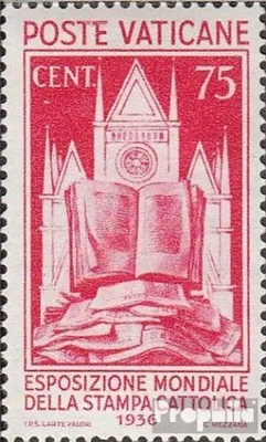 Produktbild von Briefmarken Vatikanstadt 1936 Mi 55 gestempelt Weltausstellung