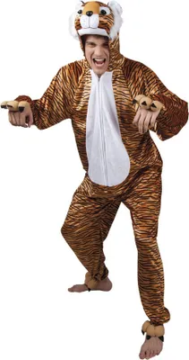 Produktbild von B88018-195 Tiger Kostüm Damen Herren Gr.bis max. 195 cm Körpergröße