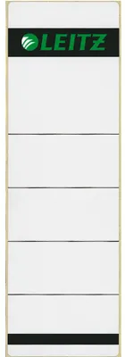 Produktbild von Leitz Rückenschilder für Standard- und Hartpappe-Ordner, Weiß, Rechteck, Ringordner, Papier, 1070, 1072, 1073, 1080, 1092, 1190, 1194, 61 mm