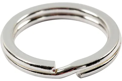 Produktbild von Spaltring, D 15 mm, Versilbert, 15 Stk/ 1 Pck [HOB-52609]
