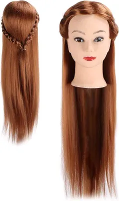 Produktbild von Famanu Übungskopf für Friseure - Haarstyling und Flechten