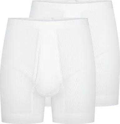 Produktbild von Schiesser 2er Pack Original Classics Doppelripp Unterhose kurz Besonders Komfortabel, strapazierfähig und formstabil, Aus angenehm weicher, 2-fädiger Mako-Baumwolle, Mit Eingriff und bewährter Doppelripp-Qualität