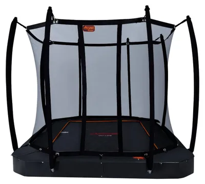 Produktbild von Avyna Trampolin FlatLevel 520x305 (352) mit Netz | Schwarz