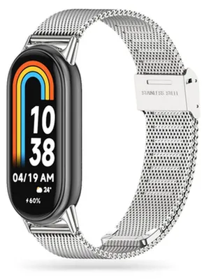 Zdjęcie produktu dla Tech-Protect watch strap MilaneseBand Xiaomi Smart Band 8, silver