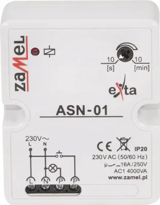 Image de Interrupteur d'éclairage d'escalier 230V AC, , exta Zamel
