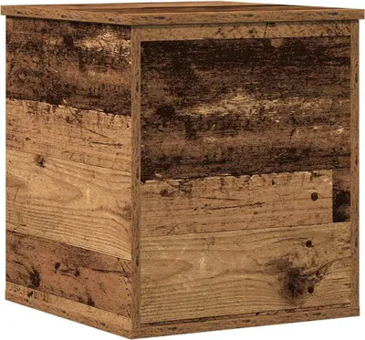 Immagine prodotto di vidaXL Contenitore in legno recuperato 40 x 42 x 46 cm Materiale a base di legno