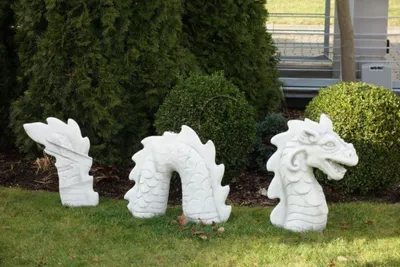 Produktbild von Figur Schlange Drachen Garten Statue Skulptur Skulpturen Figuren Statuen Deko