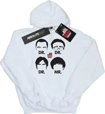 Produktbild von The Big Bang Theory - "Doctors And Mr" Kapuzenpullover für Herren BI4344 (M) (Weiß)
