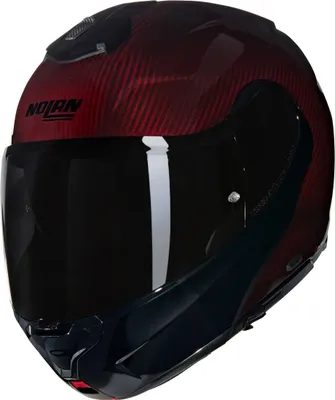 Image de Nolan X-1005 Ultra Carbon Liquid N-Com Helm, rot, S (56)
