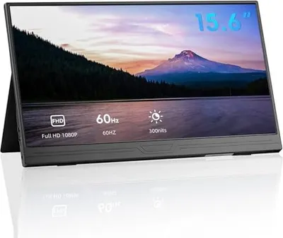 Produktbild von CUQI Portable Monitor, 15,6 Zoll FHD 1920 x 1080 HDR IPS Mobile Monitor Typ-C HDMI-Laptop/PC/Raspberry PI/Smartphone/Mac/Xbox/PS4/Switch