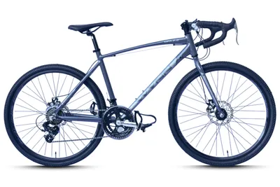 Produktbild von WYNN Kinderrad Gravelbike Gravel 26 Zoll GRL2.2 grau Rahmenhöhe 46 cm 14 Gänge mech. Scheibenbremse