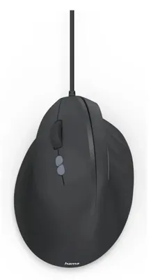 Image de Souris optique filaire 7 boutons "ECM-500L", gaucher, verticale, Noir