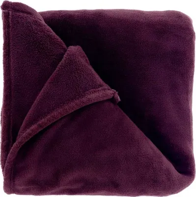 Produktbild von Unique Living – Plaid Claudi – 130 x 160 cm – Dunkelviolett