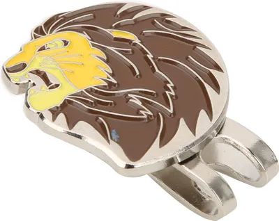 Image de Marqueur de balle de golf portable, clip pour casquette de golfeur, lion animalier, accessoire magnétique d'extérieur