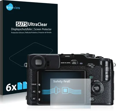 Produktbild von 6x Für Fujifilm X-Pro1 Schutzfolie Savvies Displayschutz Display Schutz Folie Klar Transparent