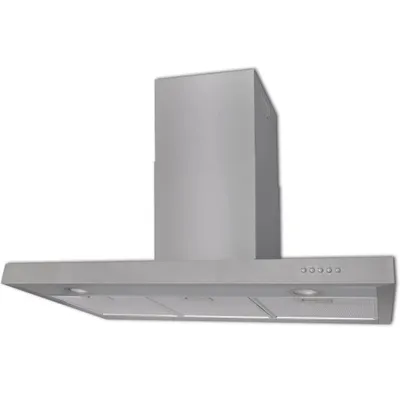Produktbild von vidaXL Flachschirmhaube Edelstahl 900 mm