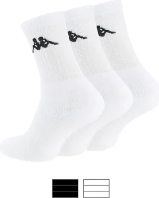 Produktbild von 9 Paar Socken Kappa Farbe weiß Größe 43-46 Tennissocken Strümpfe Arbeitssocken Herrensocken Socke
